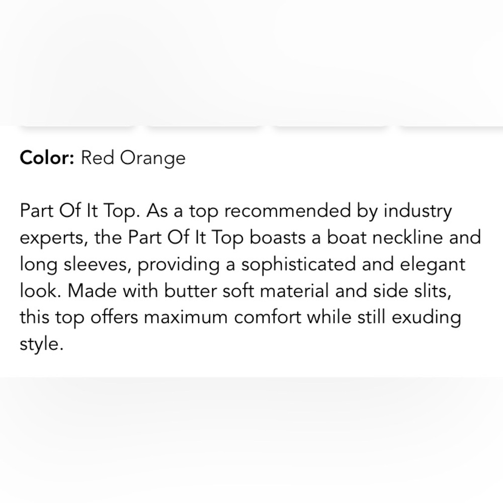 Red orange sweater - Picture 5 of 5